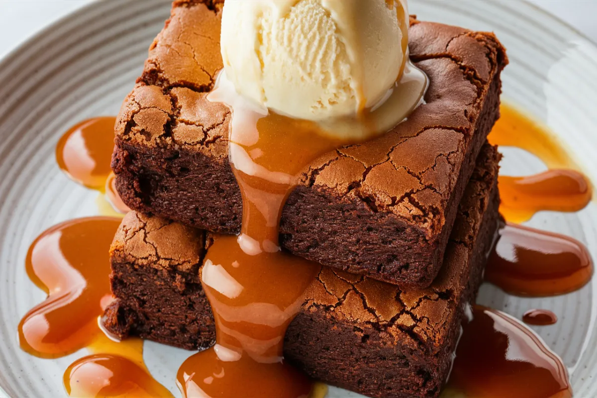 What is Ice Cream on a Brownie Called