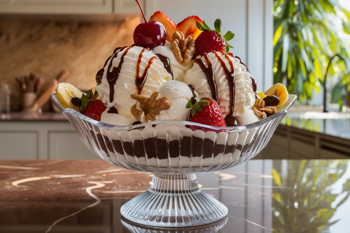 What is Ice Cream on a Brownie Called