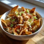 Teriyaki Chicken Wonton Bowls