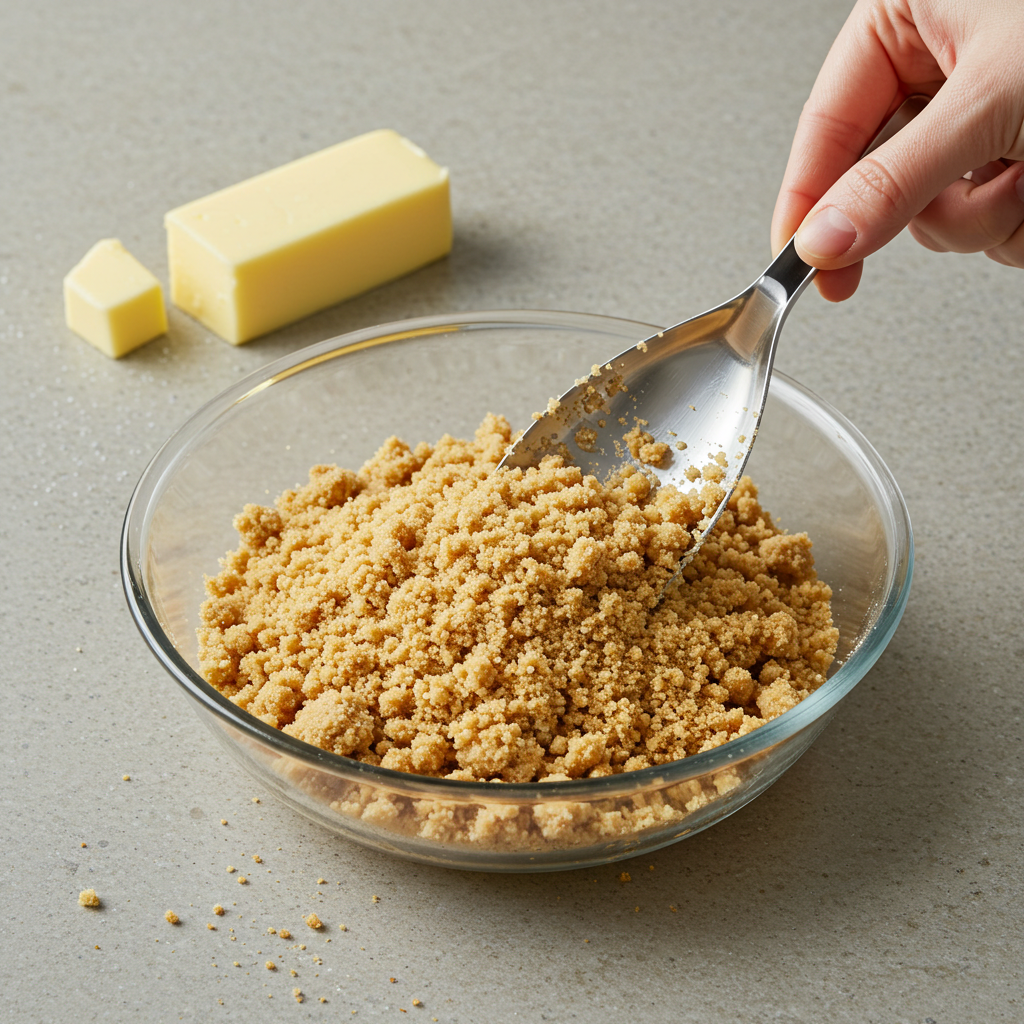 PREPARE THE STREUSEL TOPPING