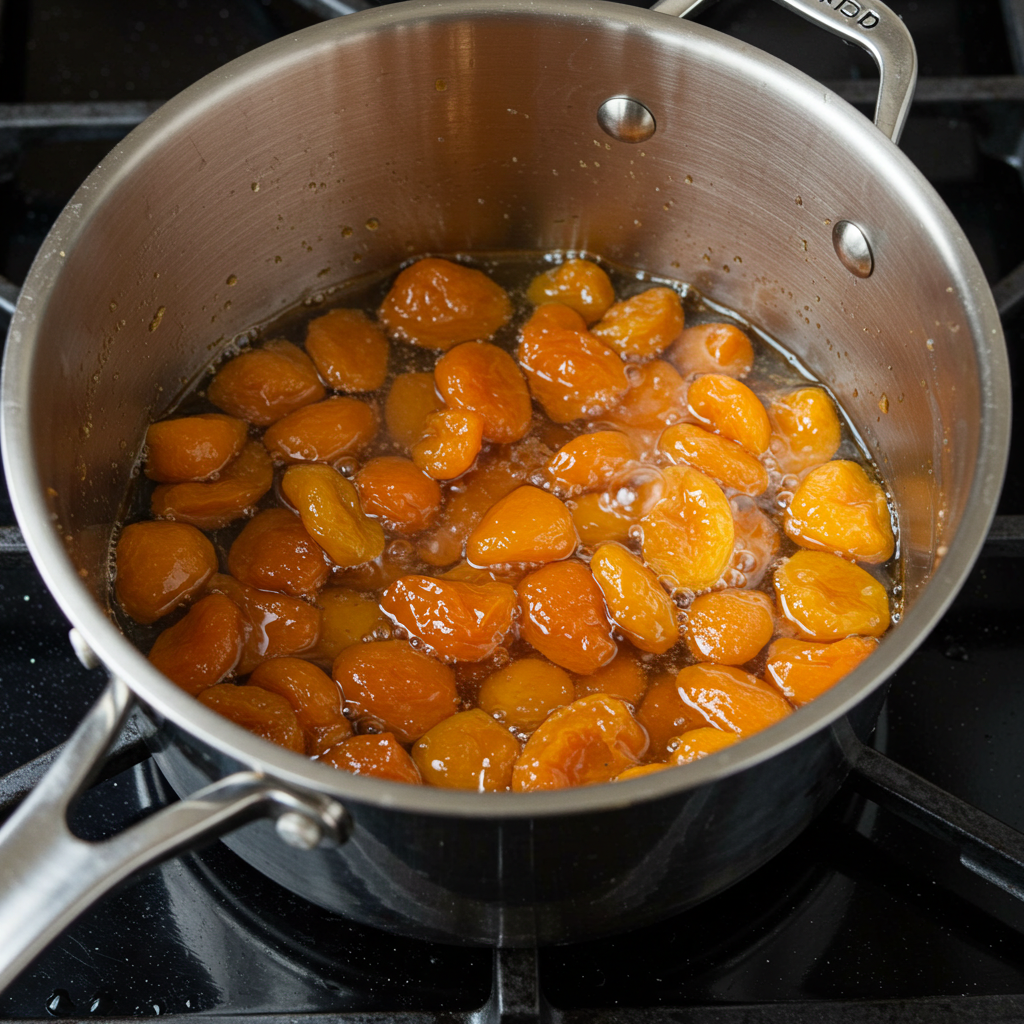 Make the apricot filling