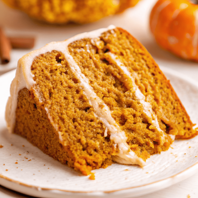 This one-bowl pumpkin cake with cinnamon cream cheese frosting is the perfect fall dessert – moist, flavorful, and incredibly easy to make