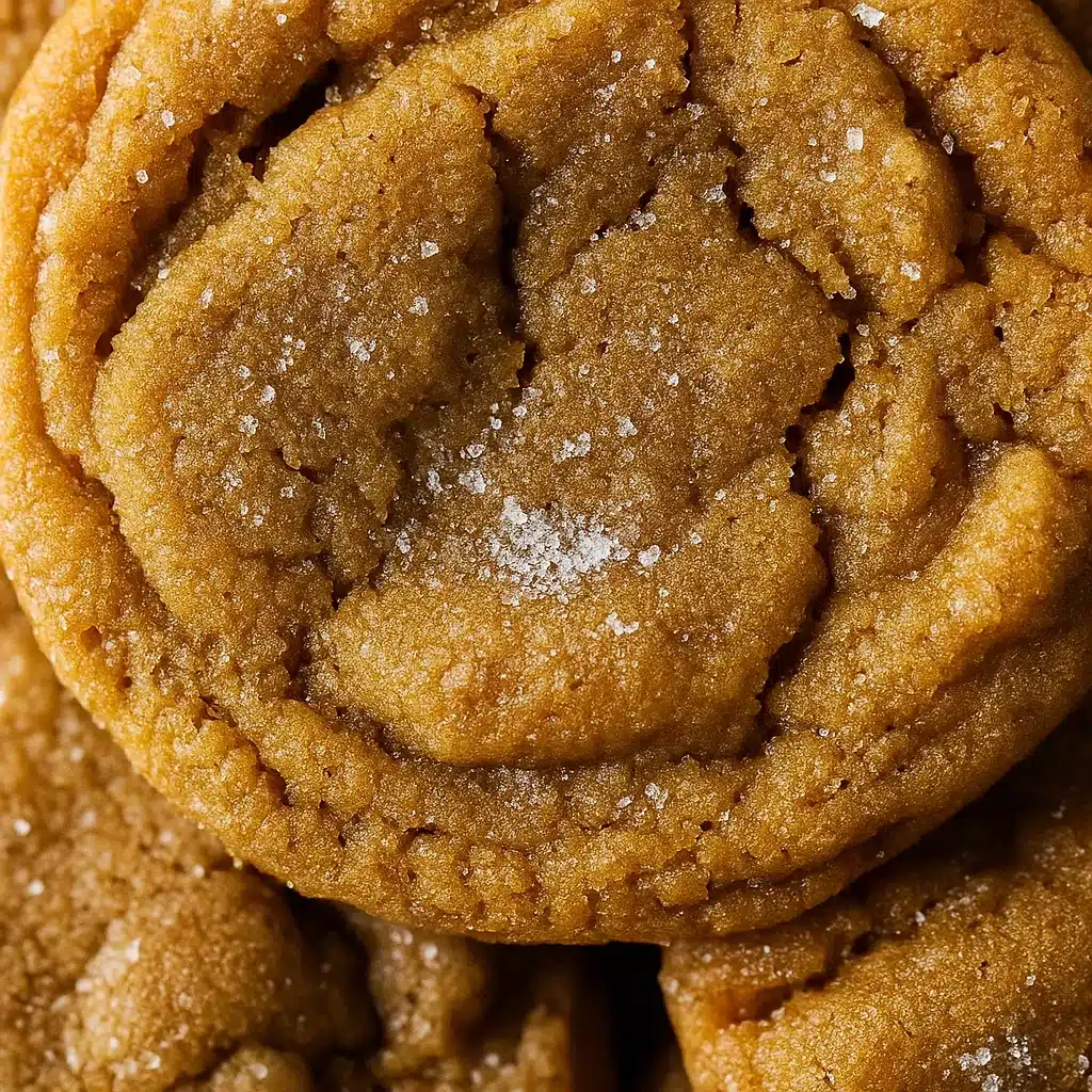 Stack of golden brown chewy maple pumpkin cookies with crackled tops, rolled in cinnamon sugar, displayed on rustic wooden board with fall leaves