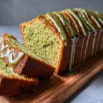 Matcha Pound Cake with optional matcha glaze—earthy, elegant, and easier to make than you think