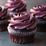 Midnight Rose Garden Cupcakes