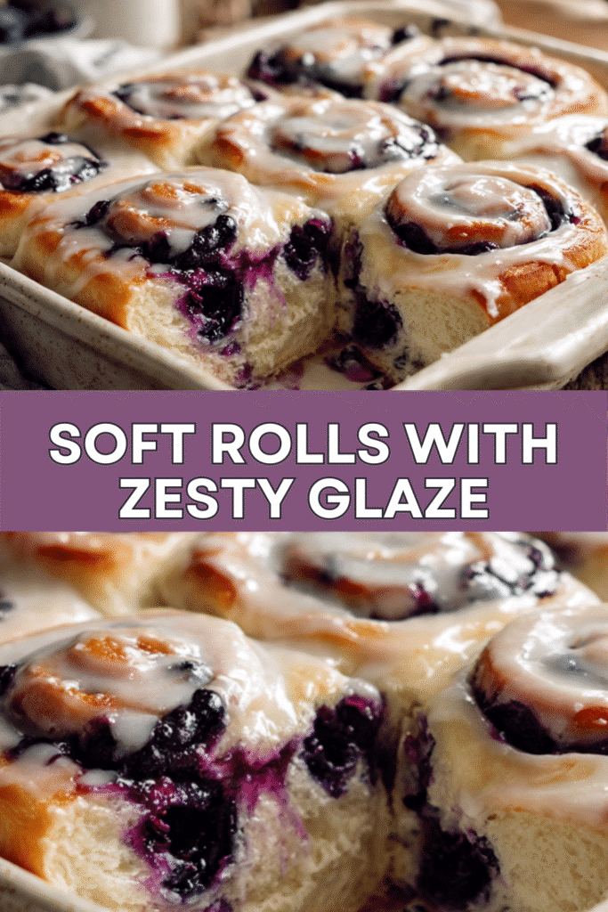 Lemon Blueberry Rolls