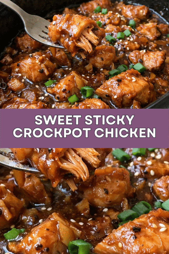 Crockpot Bourbon Chicken
