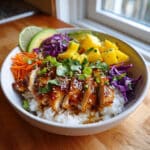 Glazed Chicken Mango Bowl