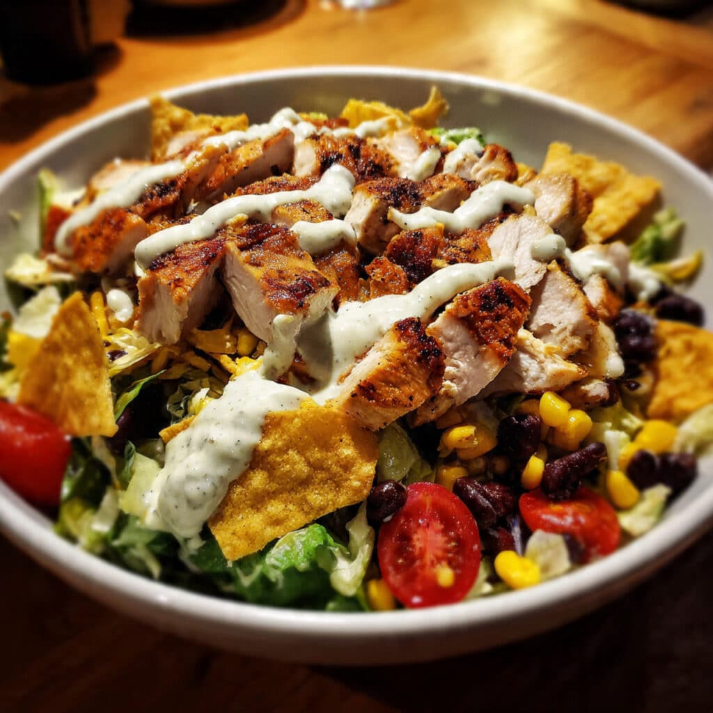 BBQ chicken salad