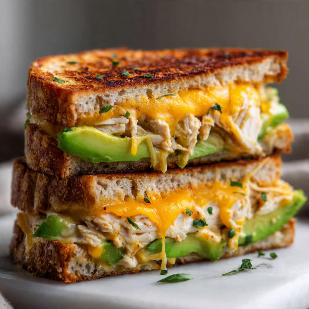 Chicken Avocado Melt Sandwich