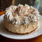 fluffy Peanut Butter Mousse Filling with just 5 ingredients. This no-bake recipe is perfect for cakes, cupcakes, pies, and layered desserts