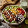 BBQ Chicken Salad with Creamy Cilantro Dressing