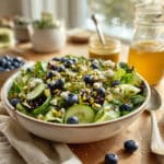 Blueberry Pistachio Spring Salad