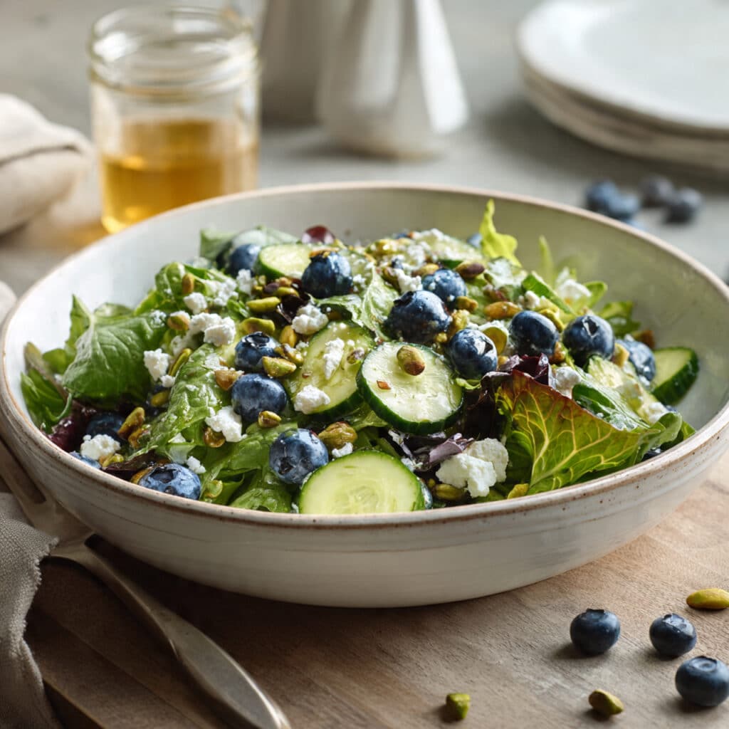 Blueberry Pistachio Spring Salad