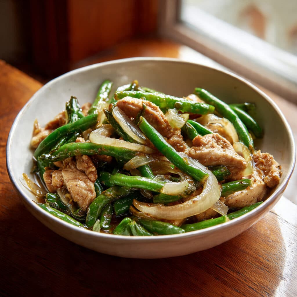 Chicken and Green Bean Stir Fry