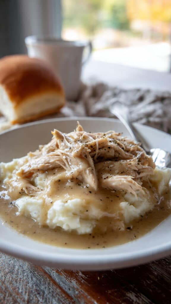 Crockpot Chicken and Gravy