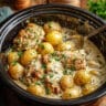Crockpot Garlic Parmesan Chicken and Potatoes