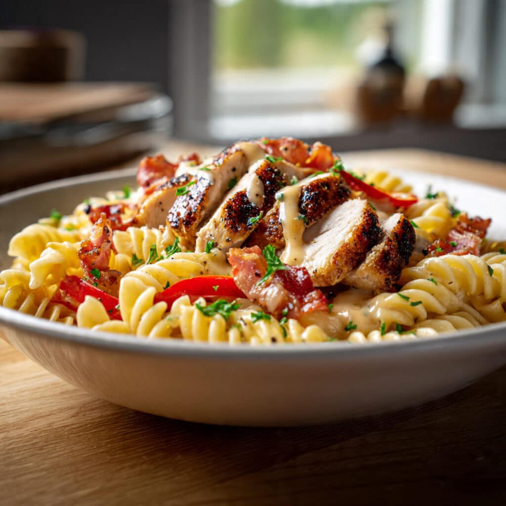 Honey Pepper Chicken Panini Pasta