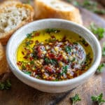 Mediterranean Sun Dried Tomato Garlic Olive Oil Dip