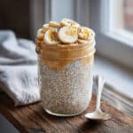 Peanut Butter Banana Chia Pudding