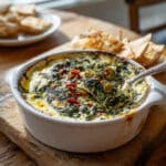 Spinach Pepperoncini Baked Feta Dip