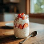 Strawberries and Cream Overnight Oats