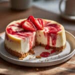 Strawberry Swirl Cheesecake