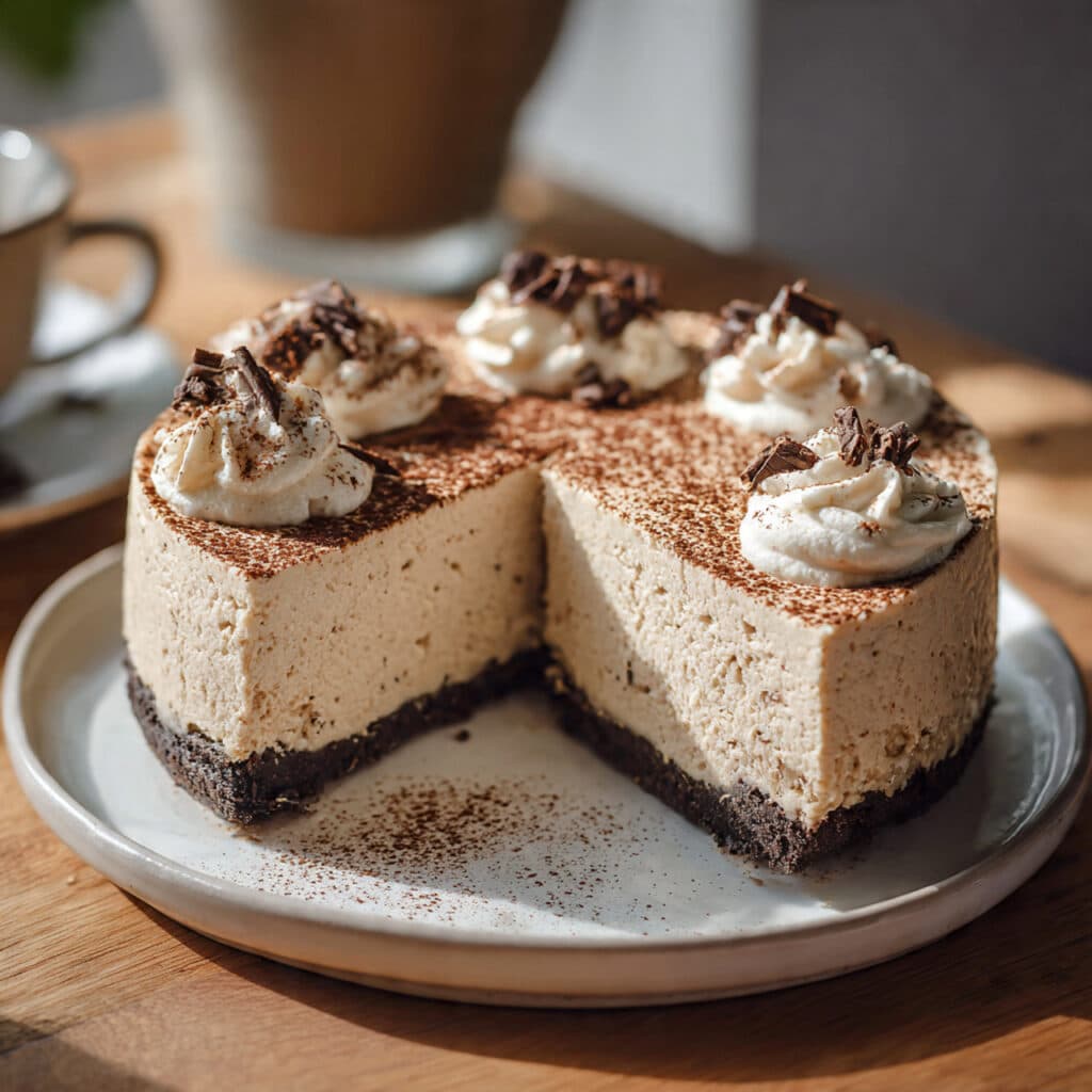 Tiramisu Cold Brew Coffee Cheesecake