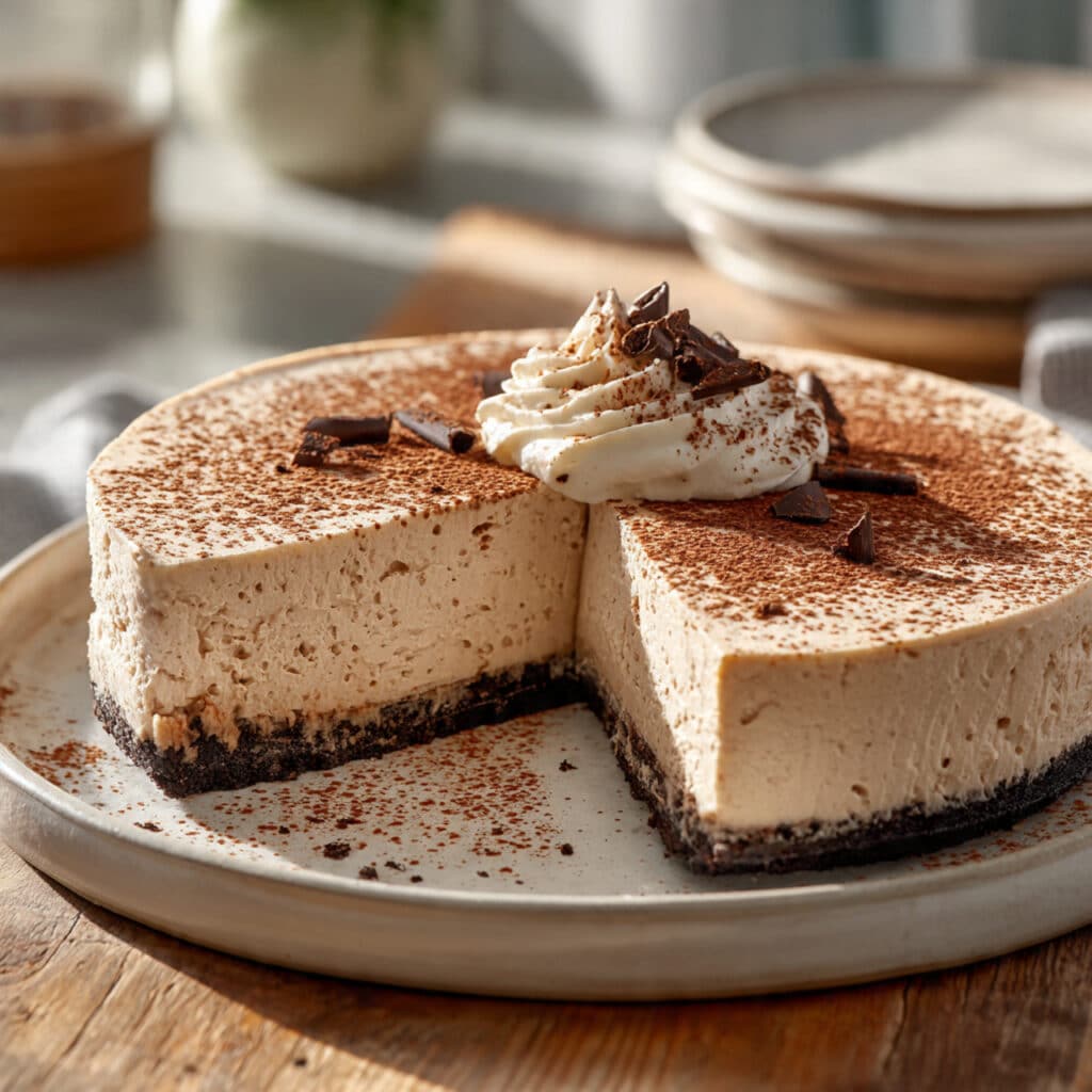 Tiramisu Cold Brew Coffee Cheesecake