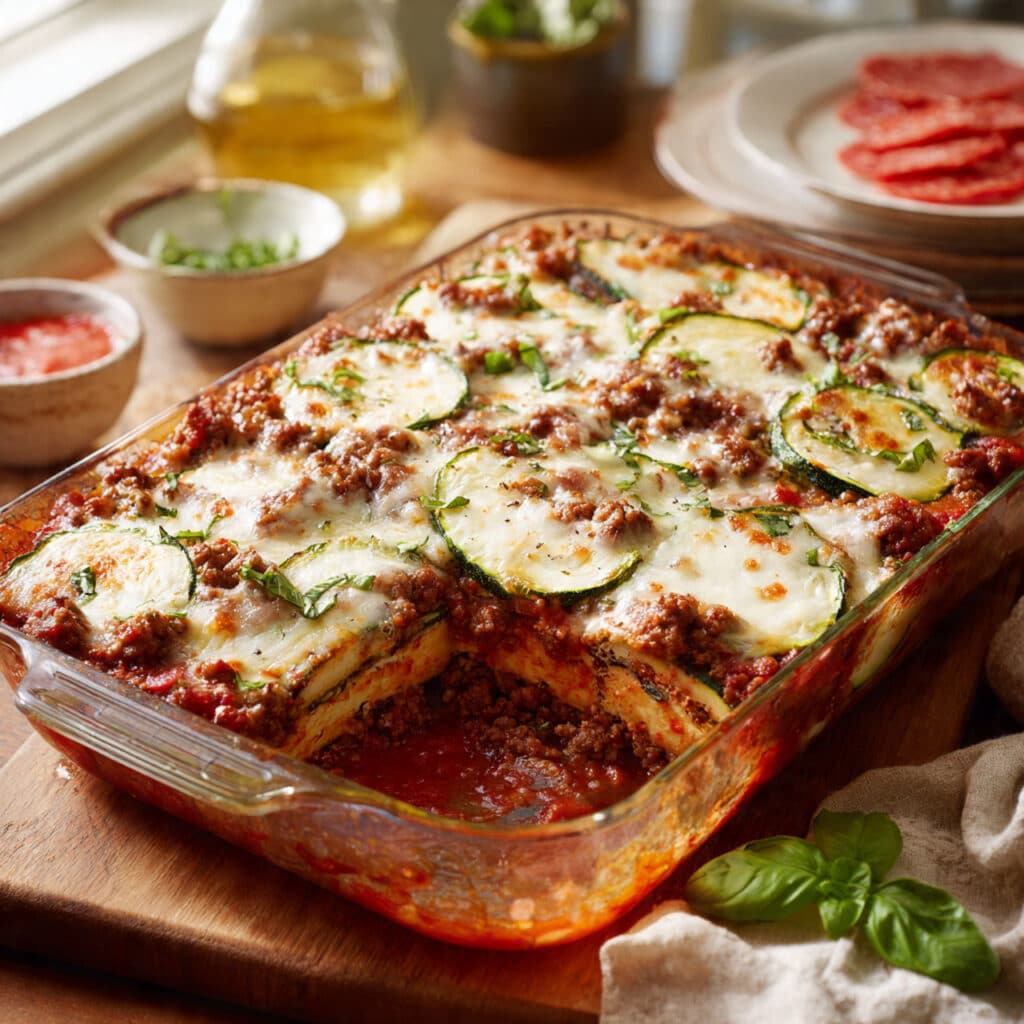 Zucchini Pizza Casserole