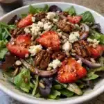 Spring Mix Salad with Balsamic Honey Dressing
