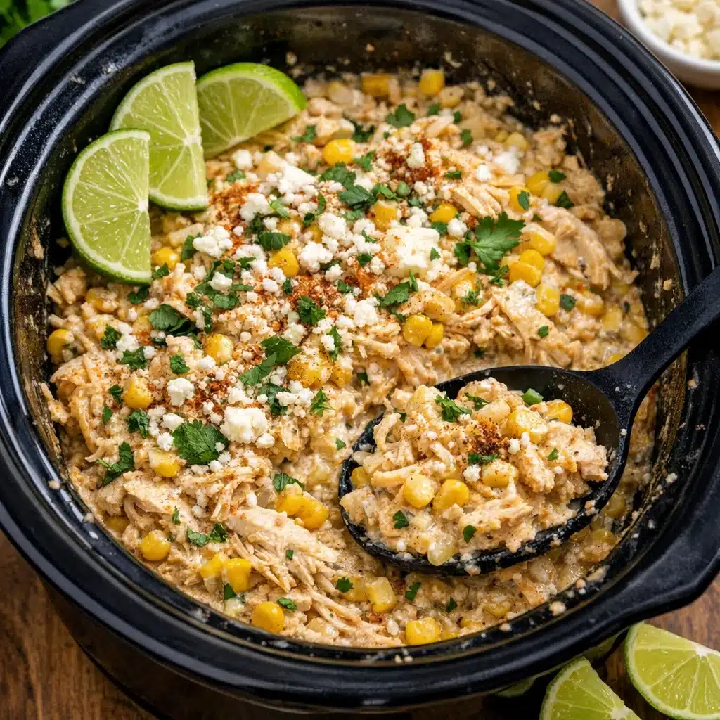 Slow Cooker Street Corn Chicken