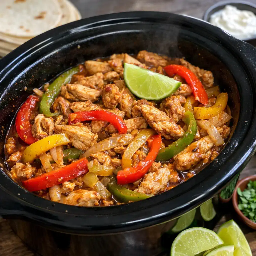 Crockpot Chicken Fajitas