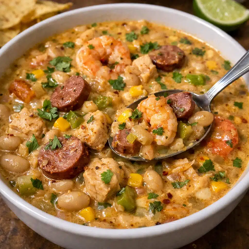 Cajun White Chicken Chili