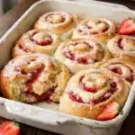 Strawberry Cheesecake Sweet Rolls