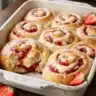Strawberry Cheesecake Sweet Rolls