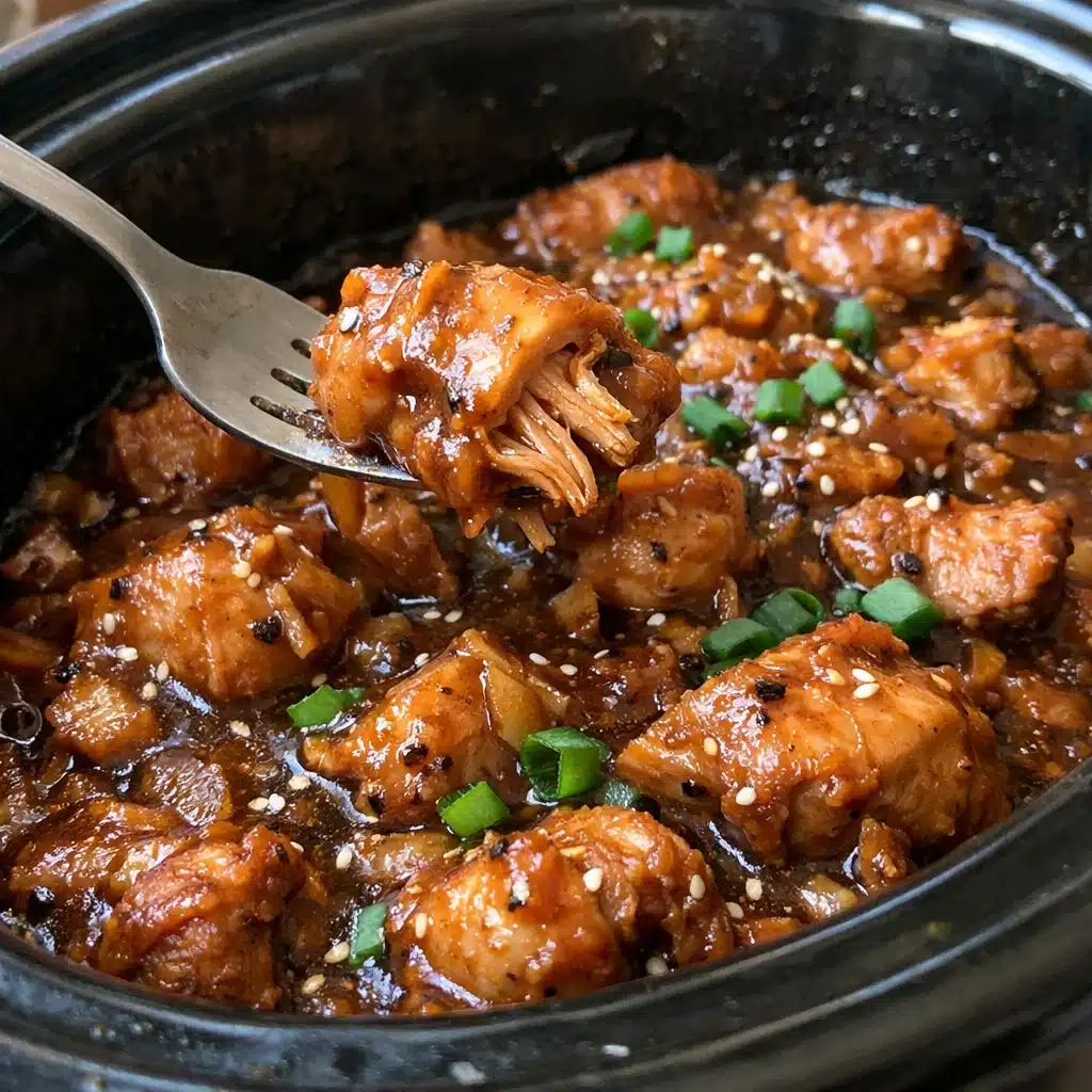 Crockpot Bourbon Chicken