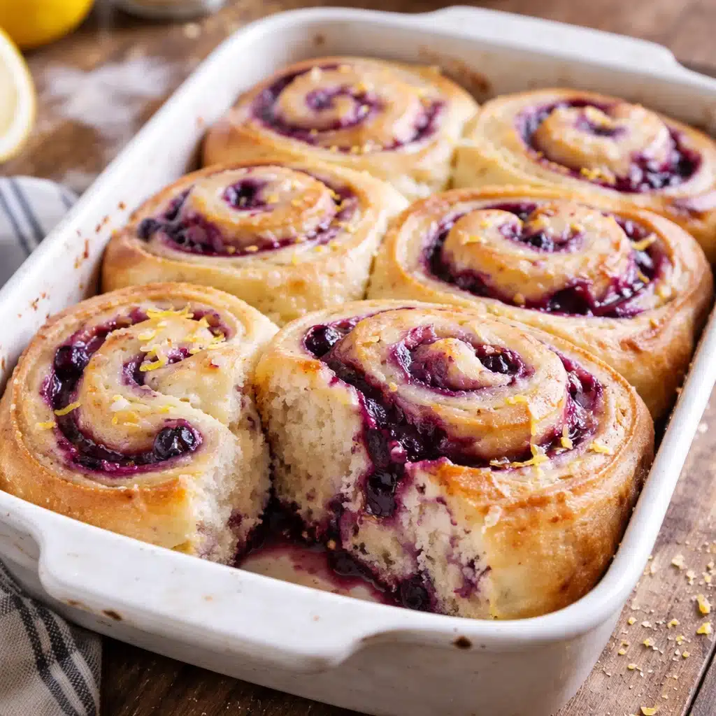 Lemon Blueberry Rolls