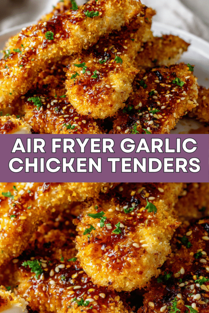Air Fryer Honey Butter Garlic Chicken Tenders