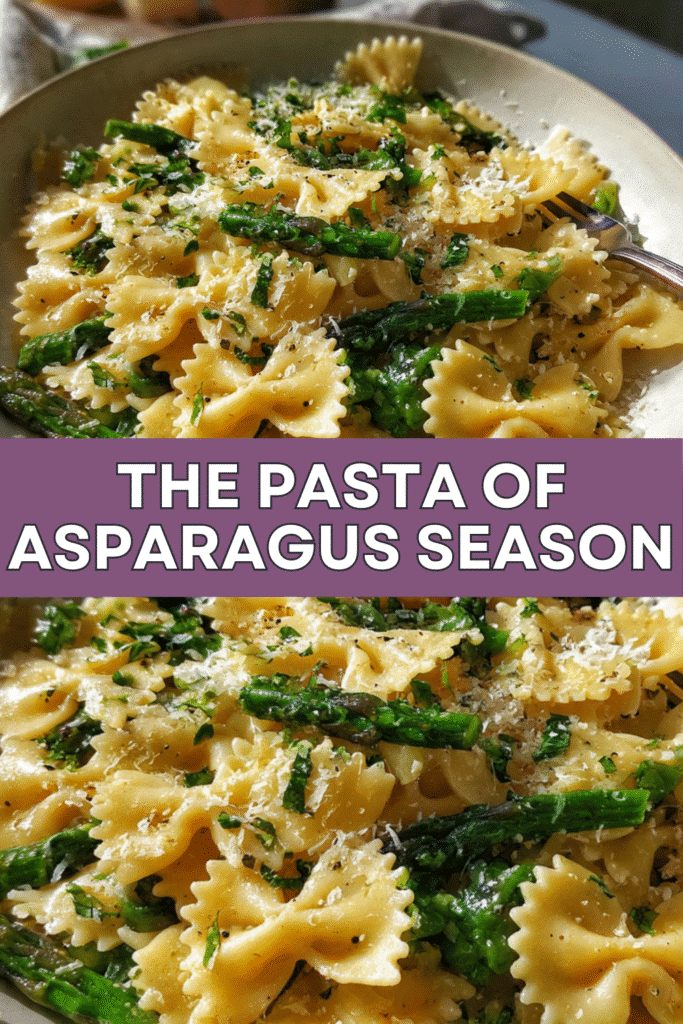 Asparagus Bow Tie Pasta