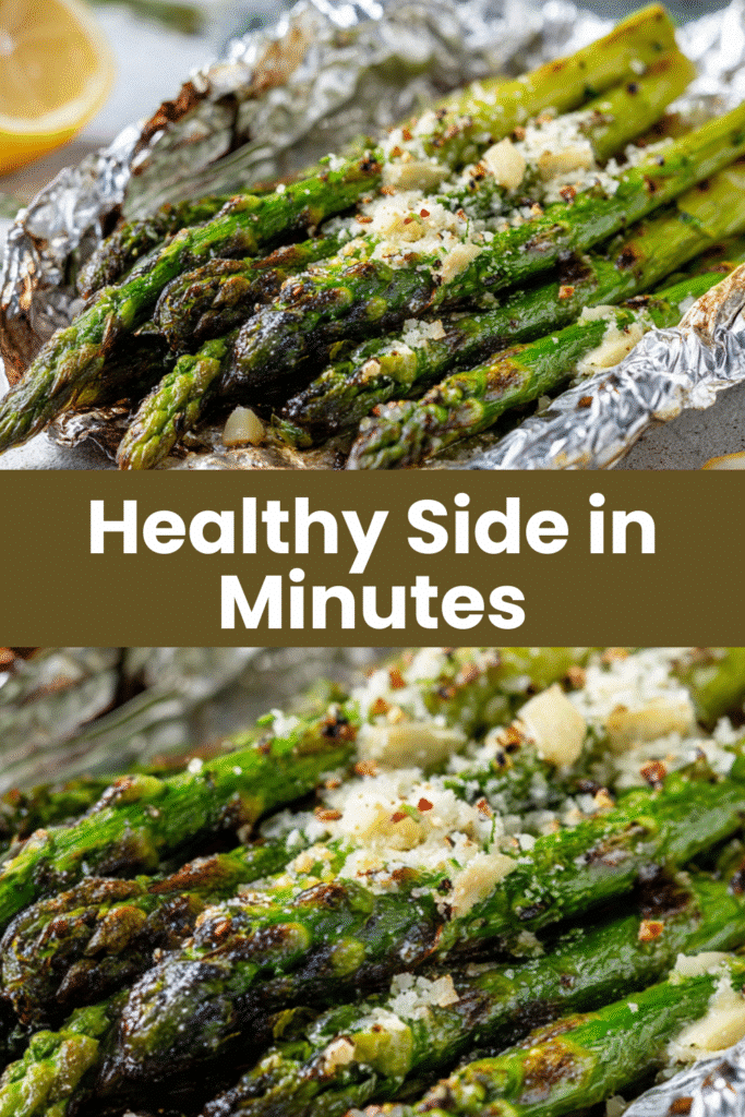 Grilled Parmesan Asparagus in Foil Packets