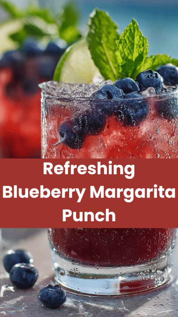 Blueberry Margarita Punch
