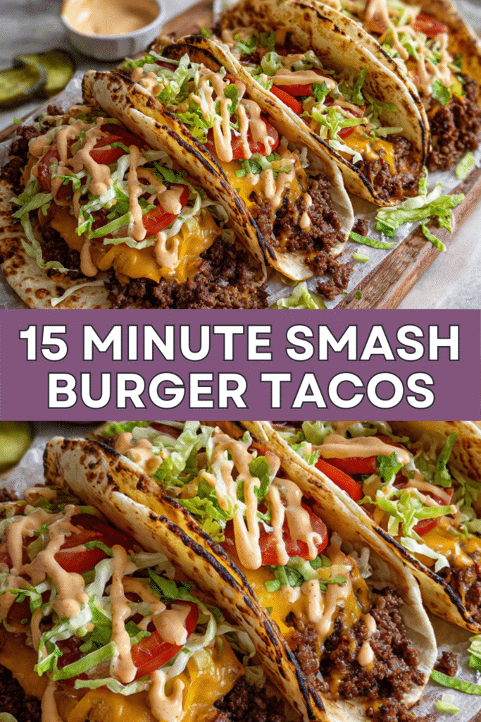 Smash Burger Tacos