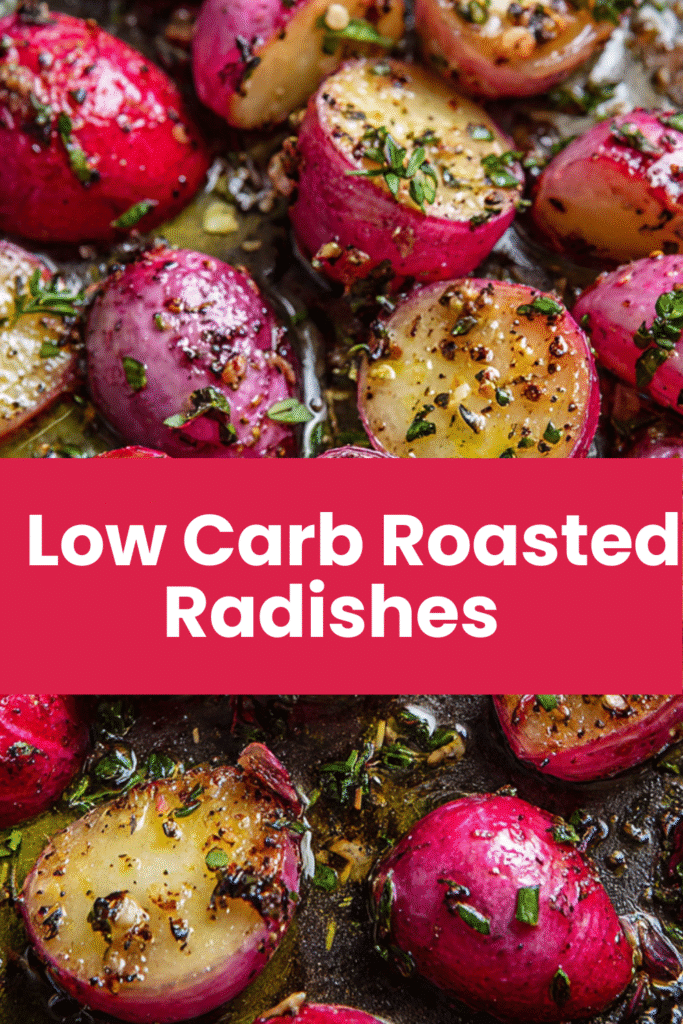 Garlic Roasted Radishes