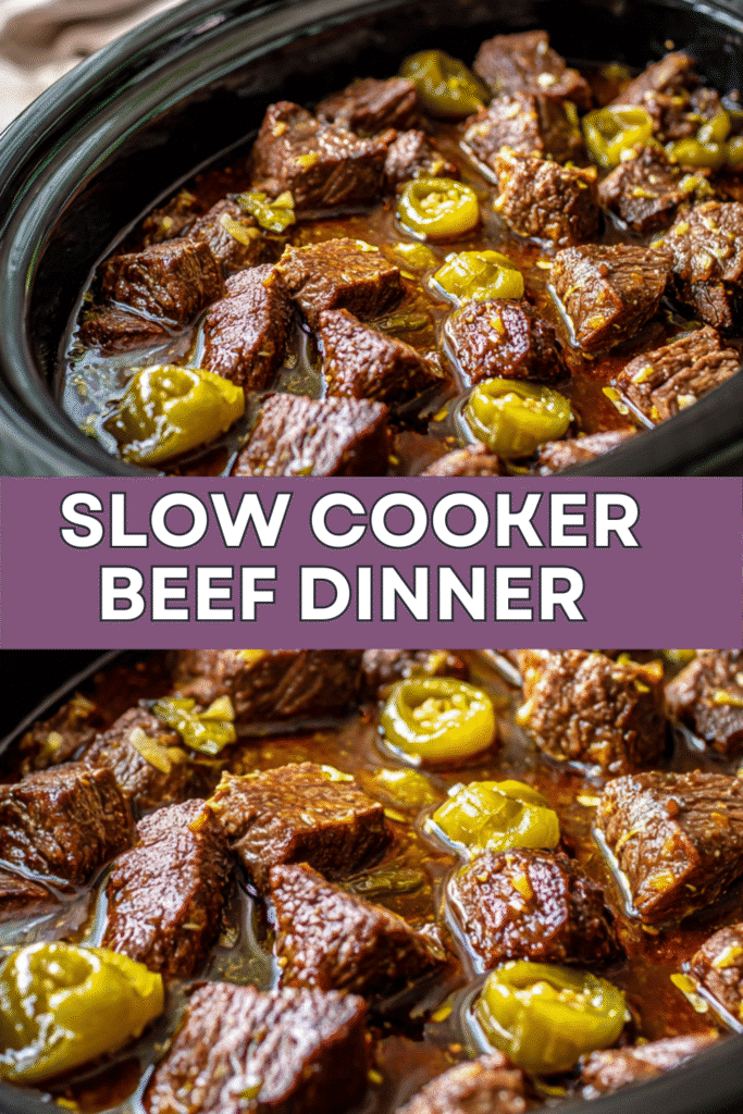 Slow Cooker Mississippi Steak Bites