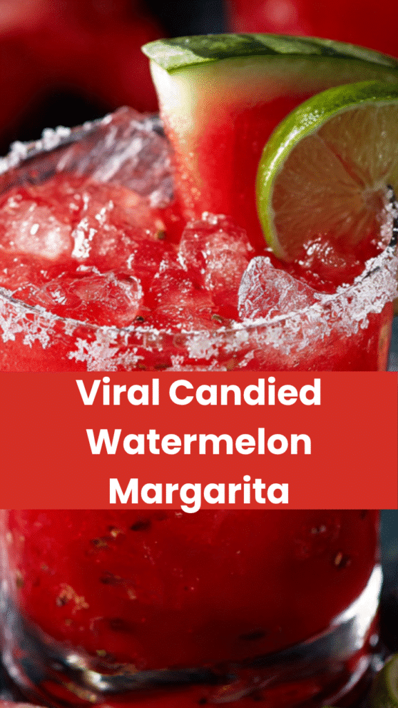Candied Watermelon Margarita
