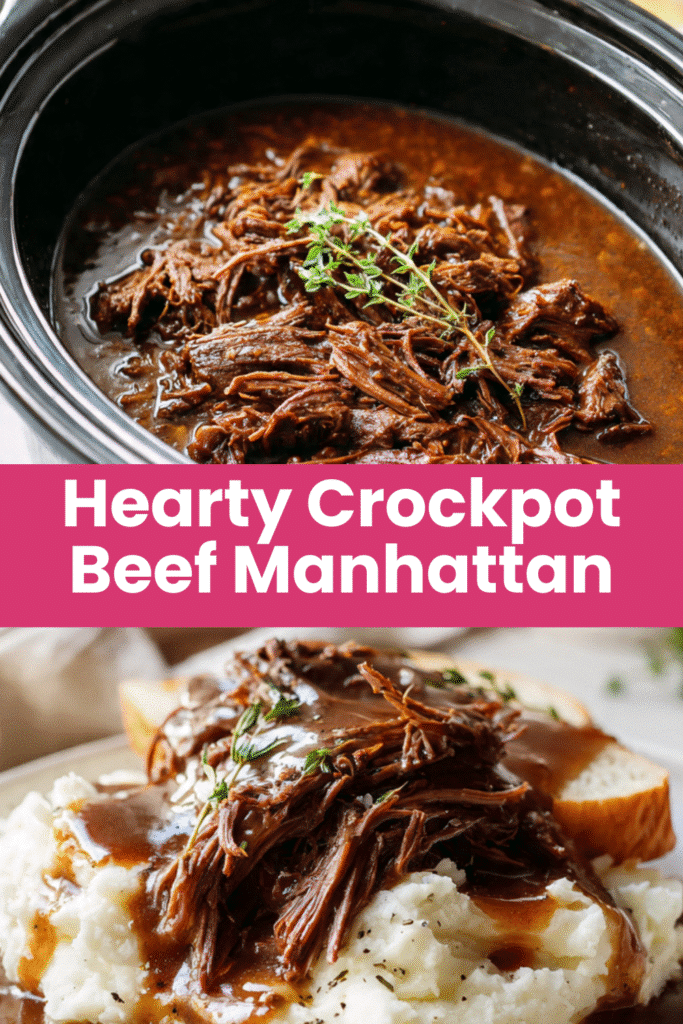 Slow Cooker Beef Manhattan