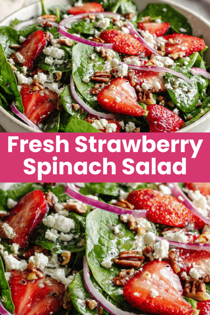Strawberry Spinach Salad
