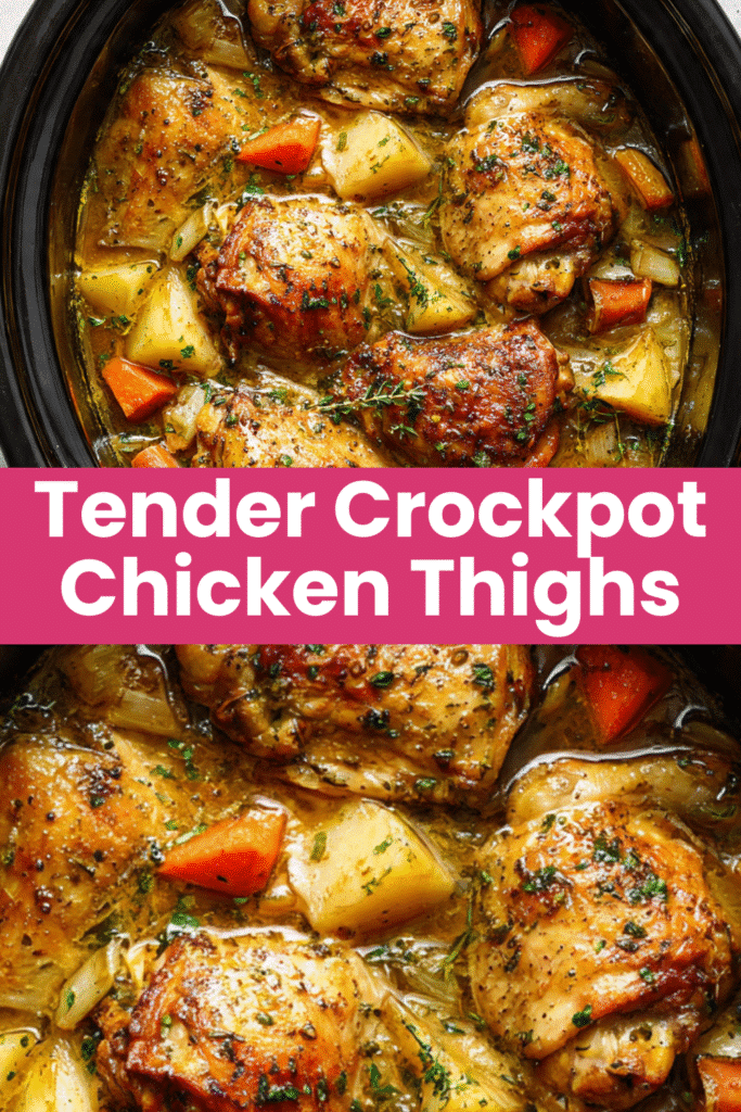 Crockpot Chicken Thigh Pot Roast