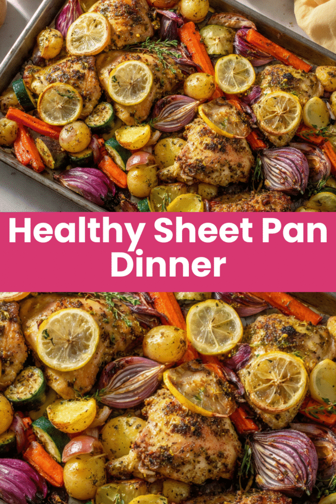Sheet Pan Lemon Herb Chicken and Vegetables